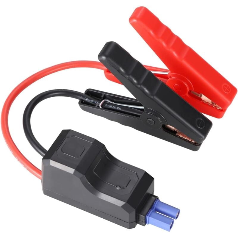 Portable 12V Emergency Car Jump Starter Cables with Smart Clamp Replacement