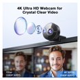 thumbnail image 2 of Webcam 4K Web Camera 1080P 60fps With Microphone Mini USB Camera For Computer/ Desktop / Laptop Webcam ,Easy to Operate, 2 of 6