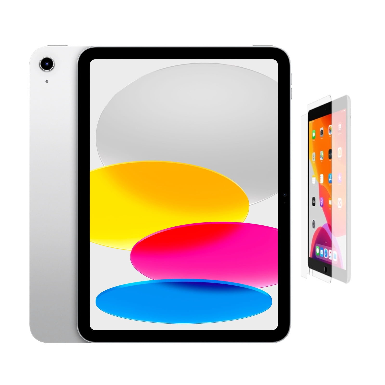 Refurbished Apple iPad 11th Gen A16 (2025) w/ Pre-Installed Tempered Glass (WiFi + Cellular Unlocked) 128GB Silver (Grade A+)