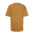 thumbnail image 3 of T-shirts Graphiques pour Femmes, Mode Femmes Nouveau Style T-Shirts à Imprimé Floral Amples à Manches Courtes Col Ras du Cou Blouses d'Été Décontractées Hauts pour Dames, 3 of 6