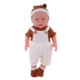 thumbnail image 2 of 41cm Cute Baby Doll Suspenders & Hat Suit, 2 of 8