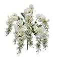 thumbnail image 1 of Mainstays 20 inch Artificial Flower, Wisteria Bouquet, White Color. Indoor Use., 1 of 5