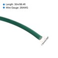 thumbnail image 2 of Uxcell Fil de Raccordement 26AWG 30m/100 Pieds Vert, Fil Électrique UL1007 Bobine, 2 of 6