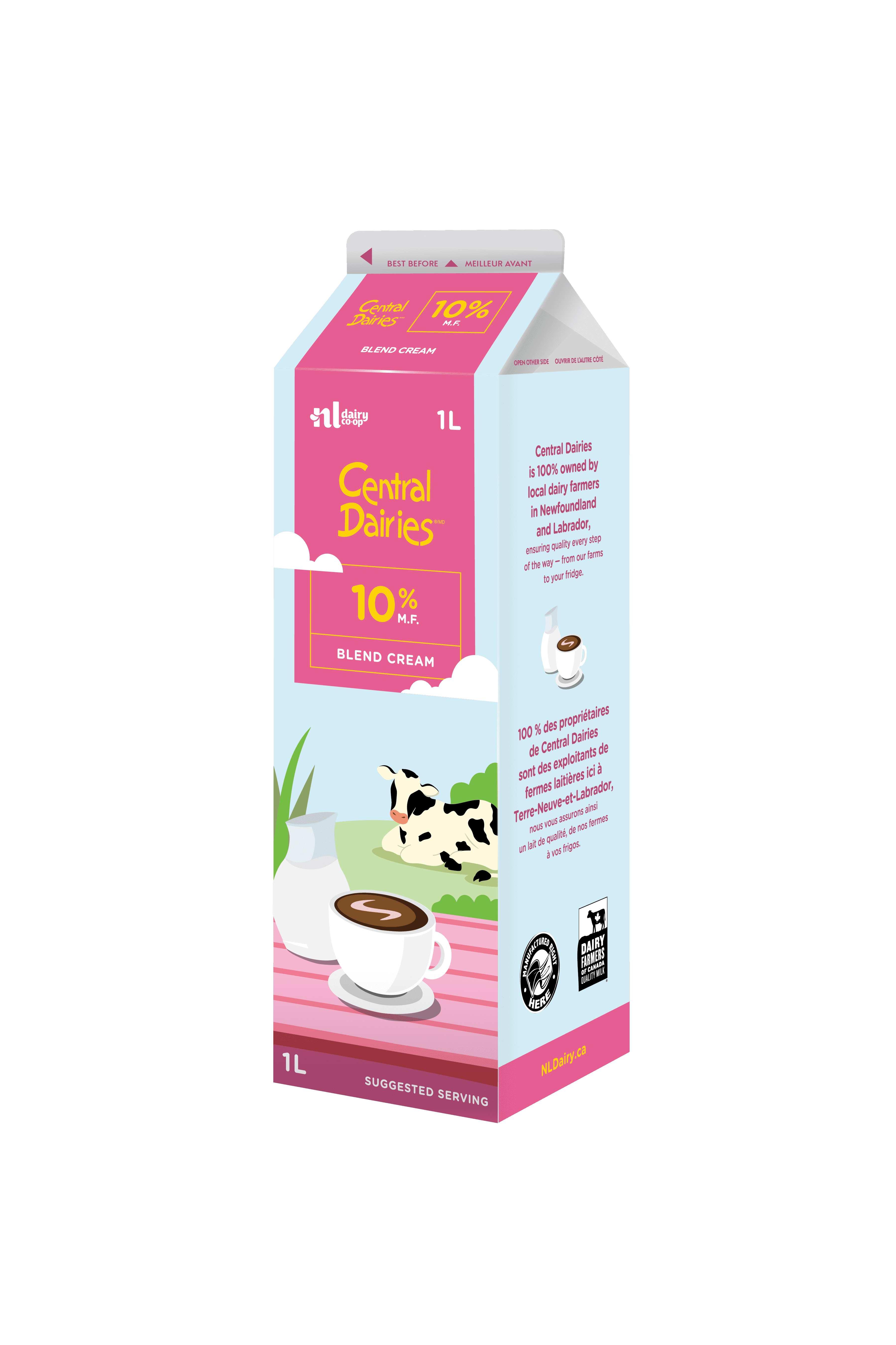 Central Dairies10% Blend Cream