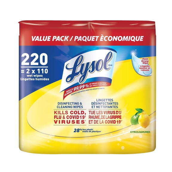 Lysol® Disinfecting Wipes - Citrus