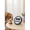 thumbnail image 4 of Home Trends Black Digital Wall Clock, 4 of 4