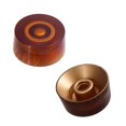 thumbnail image 2 of Luckyn 4 Pcs Bouton de Volume de Guitare Électrique Multicolore LP, Contrôle de Vitesse, Marron, 2 of 7