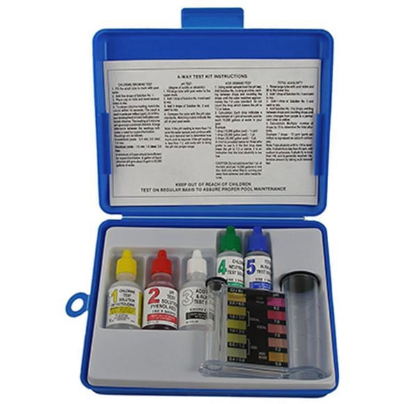 Jed Pool Tools 00-486 5 Way Pool Test Kit