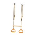 thumbnail image 3 of Lipstore Barre de Trapèze Stable Robuste Balançoire Portable pour Usage Intérieur Extérieur Gym à Domicile Orange, 3 of 8
