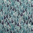 thumbnail image 1 of oneOone Velvet Blue Fabric Abstract Face Craft Projects Decor Fabric Printed By The Yard 58 Inch Wide, 1 of 4