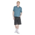thumbnail image 2 of No Boundaries Men's Short Sleeve Piped Shirt, 2 of 6