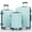 Mint Green, variant on Sunbee 3 Piece Luggage Sets ABS Hardshell Hardside TSA Lock Lightweight Durable Spinner Wheels Suitcase