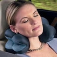 thumbnail image 3 of Oreiller Cervical en Microbilles Portable Soutien Travail Voyage, 3 of 4