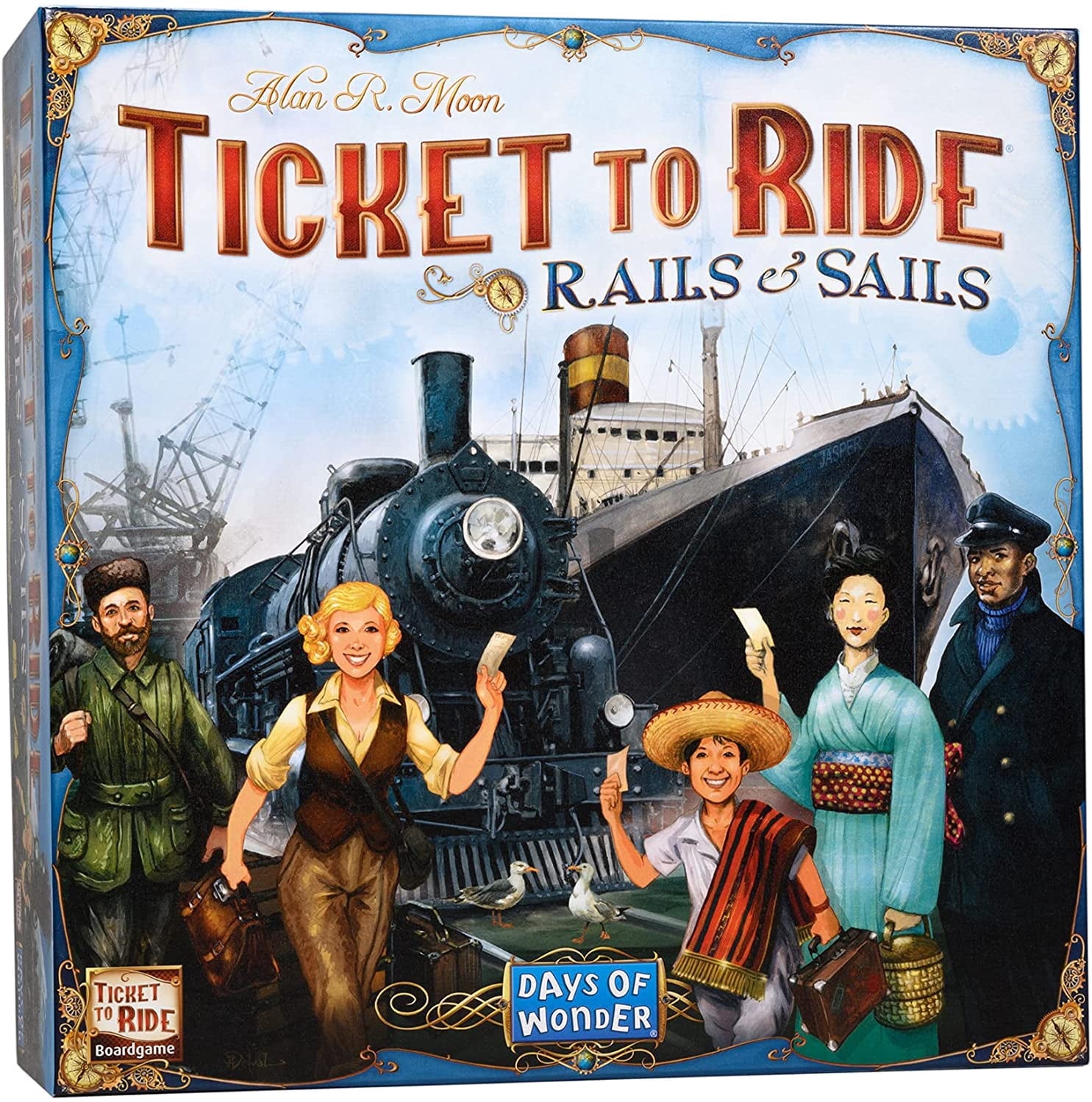 Ticket to Ride: Rails & Sails - Board Game by Days of Wonder | 2-5 Players