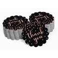 thumbnail image 2 of Inkdotpot Étiquettes en Vraie Feuille d'Or Rose Merci pour Douche Nuptiale Étiquettes en Papier à Accrocher 50 Pcs, 2 of 6