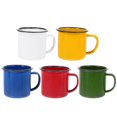 thumbnail image 1 of EIGTHTAIL 5 Pcs Tasses de Camping Tasse Émaillée Sensation de Main Confortable, 1 of 6