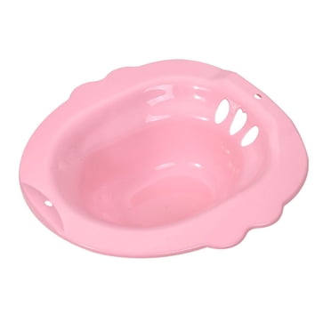 Baignoire de Hanches pour Toilette, Siège de Toilette bidet Baignoire Assise Femmes Hommes, Femmes Bain Assis Bain bidet de Toilette Bassin Vapeur, au-Dessus de la Toilette Baignoire Assise Siège à Vapeur Bain de Hanches, Siège de Toilette de Bain Rose