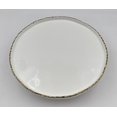 thumbnail image 2 of Elegance Assiette à Souper Ronde de 11,5 Po Simplicity Collection en Porcelaine Blanche avec Bordure Dorée et Rebord Surélevé, 2 of 2