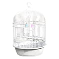 thumbnail image 1 of Hearth & Gear Bird Cage Round Portable Handrail Small Bird Cage Cage For Birds Bird Travel Cage For Lovebirds Conures 1pc Food Ready to Use Hanging for Multiple Birds for Window Post Boxes Outdoor, 1 of 6