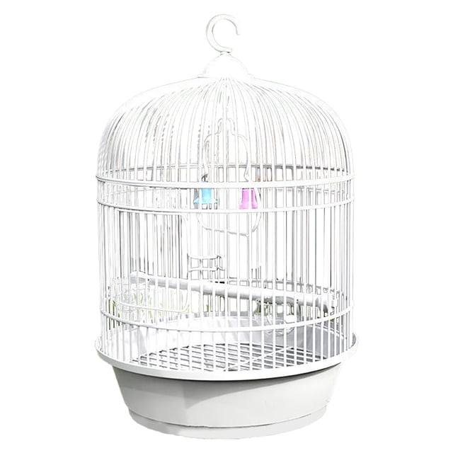 Hearth & Gear Bird Cage Round Portable Handrail Small Bird Cage Cage For Birds Bird Travel Cage For Lovebirds Conures 1pc Food Ready to Use Hanging for Multiple Birds for Window Post Boxes Outdoor