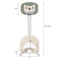 thumbnail image 2 of Gymax 3-in-1 Kids Basketball Hoop Set Adjustable Sports Activity Center w/Balls Green, 2 of 10