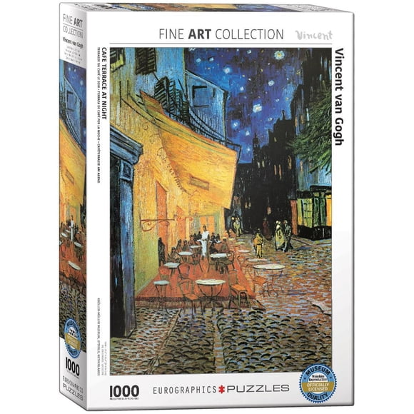 EuroGraphics Café Terrace at Night par Vincent van Gogh