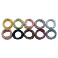thumbnail image 3 of 100PCS Hair Band Bulk Solid Color Hair Rubber Band Ponytail Holder for Fine Hair, 3 of 10
