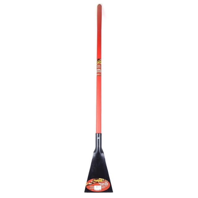 7-inch Ice Chopper with Fiberglass Handle featuring a red fiberglass handle and a black 7-inch steel chopper head designed for heavy-duty ice and snow removal in Canadian winter conditions, also suitable for scraping compacted debris