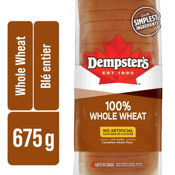 Dempster’s® 100% Whole Wheat Sliced Bread