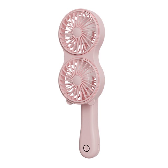 Portable Fan Handheld With Built-in Battery 10.04 in x 3.15 in Silent Double Headed Foldable Mini USB Charging