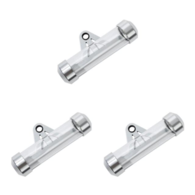 relayinert Aluminum Alloy Easy To Install Motorcycle Tax Disc Holder Waterproof And Durable Waterproof And Not silver 3Set