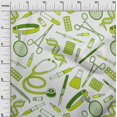 thumbnail image 3 of oneOone Viscose Chiffon Light Green Fabric Tool Fabric For Sewing Printed Craft Fabric By The Yard 42 Inch Wide, 3 of 4