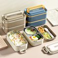 thumbnail image 1 of Langgg Warm And Convenient Bento Lunch Box For Office And School Easy To Clean Portable Electric Lunch Box khaki Heating bag, 1 of 6