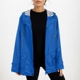 thumbnail image 4 of Kcodviy Manteau de Pluie pour Femmes avec Manteaux Chauds pour Femmes, Capuche, Léger, Manches Longues, Imperméable Transparent pour Femmes, Coupe-Vent à Fermeture Éclair, Veste à Cordon, Imperméable pour Femmes avec Poches, 4 of 5