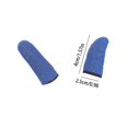thumbnail image 4 of Transemion 2 Pieces Mobile Gaming Sweat Proof Fingertip Breathable Washable Elastic Finger Gloves Non-Scratch Accessories Blue 1Set, 4 of 6