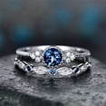 thumbnail image 1 of EGNMCR Rings Ladies' New Couple Zircon, Micro Diamond And 1PC Has Two Rings, Which Can Be Worn In Combination Women's ring, 1 of 5