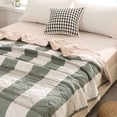 thumbnail image 5 of Cooling Blanket Summer Cooler Quilt Tartan Tear Resistant 59x79IN Queen Size Blankets for Bed Super Cozy And Comfy Cooling Throw Blanket for Couch Transfer Heat to Keep Body Cool Night Sweats, 5 of 5