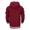 thumbnail image 2 of Ediodpoh Chandail à Capuchon d'Automne pour Homme avec Fermeture Éclair Capuchon Long Veste pour Homme Chandail pour Homme Rouge m, 2 of 7