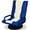 Blue, variant on Gymax Gaming Floor Chair Folding Lazy Sofa 6-Position Adjustable Swivel w/Armrest Blue