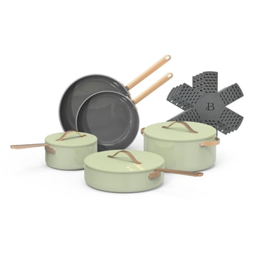 Beautiful by Drew Barrymore 12pc Ceramic Non-Stick Cookware Set