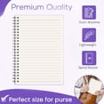 thumbnail image 4 of College Supplies, A5 Notebook Spiraled Graph Grids Paper Notebook Ruled Notebook Blank Journal Notebook 80 Pages For School Work Writing Thick Paper Flexible Plastic Cover, Teacher Gifts, 4 of 6