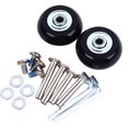 thumbnail image 4 of 2 Pcs Roues de Valise Flexibles Rotatives Ultra Silencieuses en Caoutchouc Solide avec Vis pour Remplacement, 4 of 8