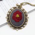 thumbnail image 2 of Coofit 4 Ensembles Kit de Démarrage Broderie Rétro Fleur DIY Collier Pull Pendentif Collier, 2 of 10
