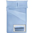 thumbnail image 1 of ViscoLogic EGYPTIAN COMFORT Silky Smooth Lightweight Bed Sheet Set - Brushed Micro - Deep Pocket - 4 Piece Set (Aqua, Queen), 1 of 3