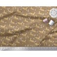 thumbnail image 2 of Soimoi Rayon Fabric Triangle & Impala Deer Animal Decor Fabric Printed Yard 42 Inch Wide, 2 of 4