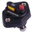 thumbnail image 3 of FRCOLOR Circuit Breaker Automatic Circuit Breaker for Protection Made of PVC Black Color 50A,2.19"X1.46"X1.5", 3 of 4