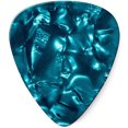 thumbnail image 2 of Jim Dunlop Celluloid Classic Picks - Thin, Turquoise Pearl, 12 Pack, 2 of 3