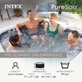 thumbnail image 3 of Intex PureSpa Plus Greystone 6 Person Square w/ 170 AirJets, 3 of 12