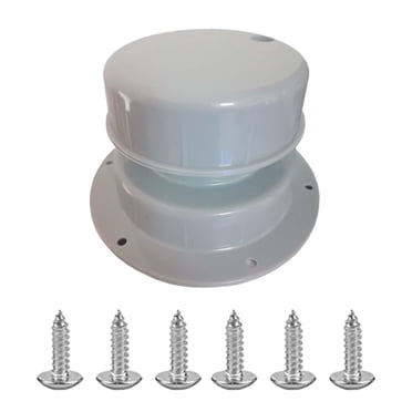 funtasica Capuchon de Ventilation de Toit de RV, Couverture de Ventilation de Plomberie de RV, Couverture de Ventilation pour Gris