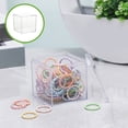 thumbnail image 2 of Dvruxg Clear Hard Plastic Display Case, Clear Gift Box for Party Favors, Clear Acrylic Square Cube Boxes, Plastic Square Cube Containers with Lid Plastic Storage Organizer, 2 of 5